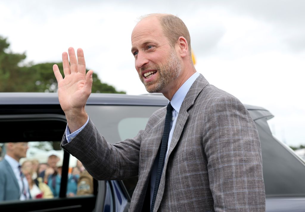 El príncipe Guillermo visitando 'Food and Farming Pavilion' en el Royal Cornwall Show del Royal Cornwall Showground, en Whitecross (Wadebridge), el 6 de junio de 2025
