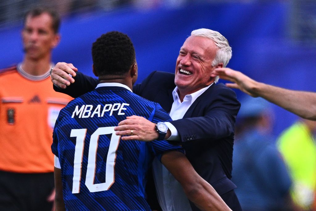Mbappé y Didier Deschamps en el Mundial 2026