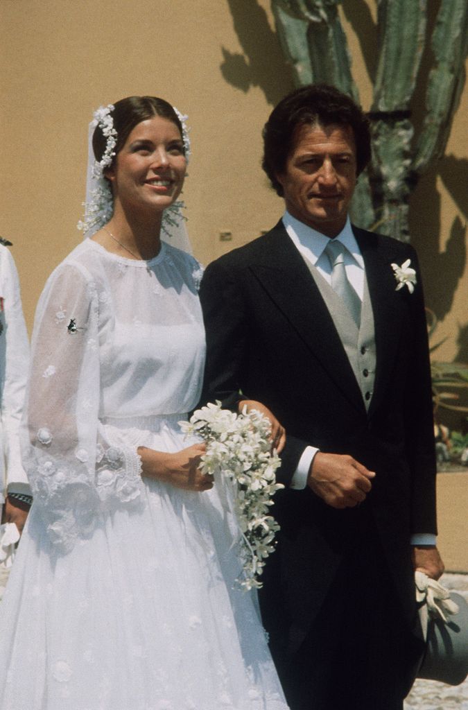 Peinados de novia de las royals Carolina de Mónaco