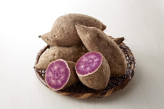 Boniatos violeta