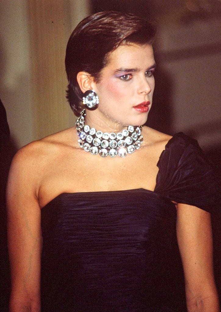 Estefanía de Mónaco en Estados Unidos, sobre 1988.