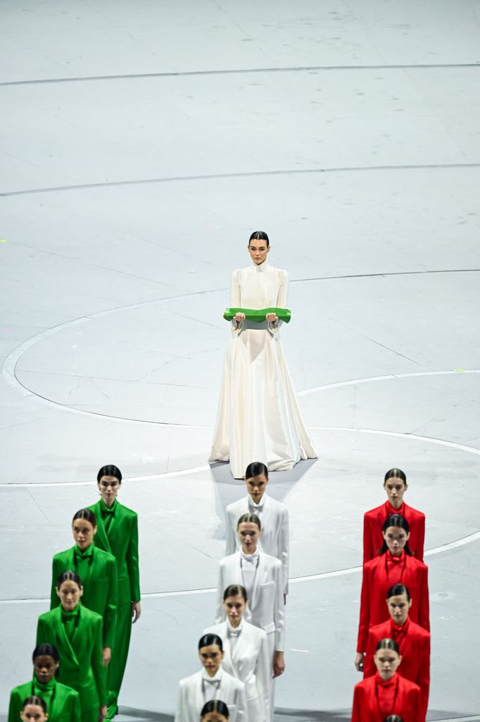 Vittoria Ceretti en la Ceremonia de Inauguración de los Juegos Olímpicos de Invierno Milano Cortina 2026