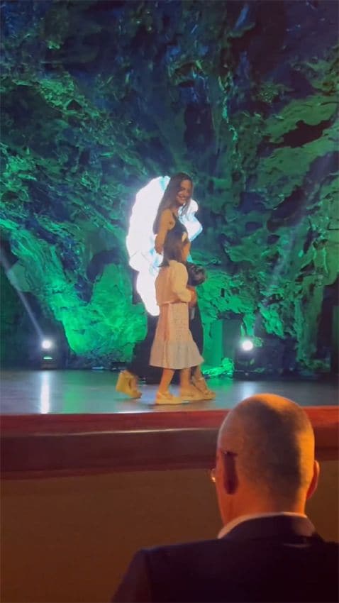 Ariadne Artiles con su hija Ari