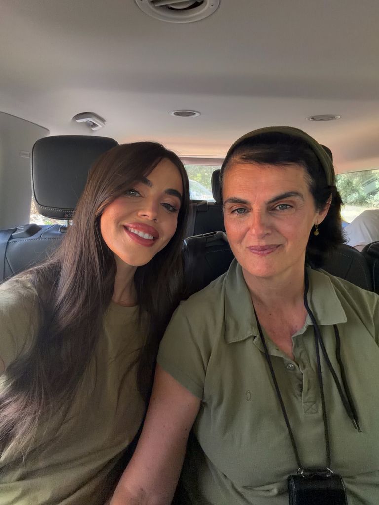 Violeta Mangriñan y su madre, en una imagen de archivo