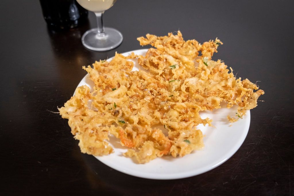 Tortillita de camarones