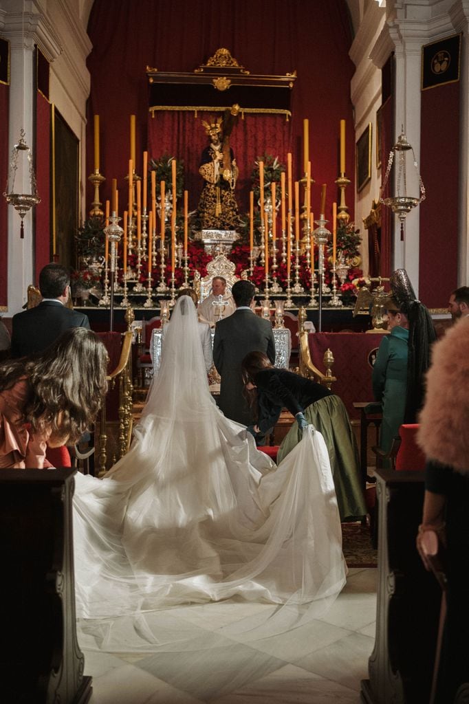 Novia viral Córdoba altar boda