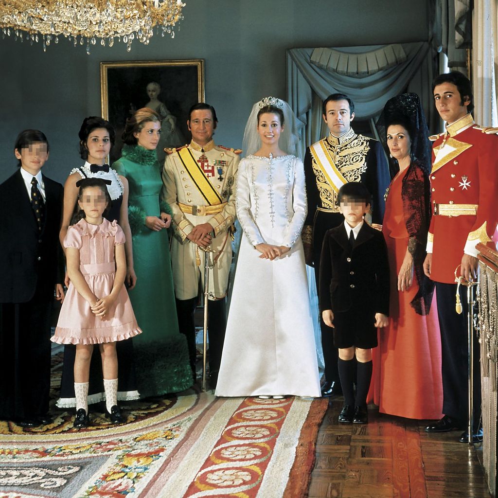 Boda de Alfonso de Borbon y Dampierre y Maria del Carmen Martinez-Bordiu