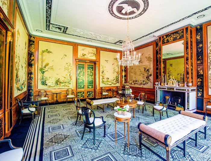 El Salón Japonés del Palacio de los reyes Guillermo y Máxima
