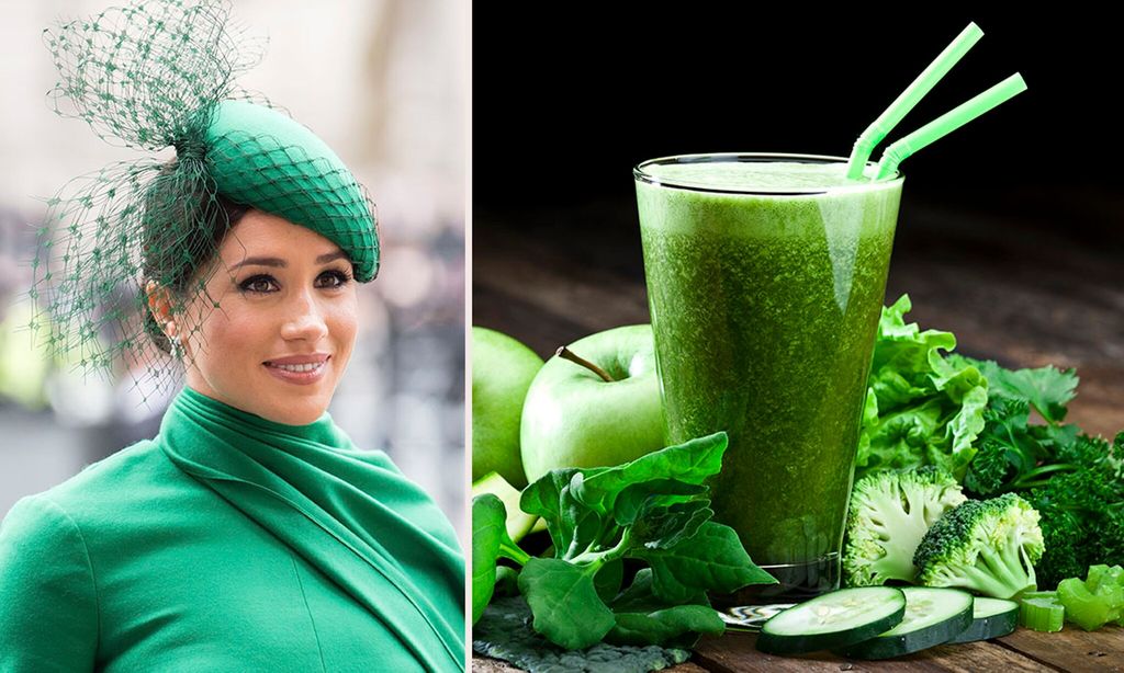 para meghan markle el jugo verde es una muy buena fuente natural de energ a