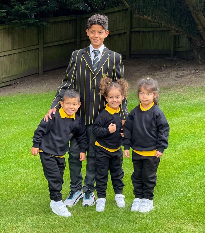 cristiano ronaldo y sus hijos