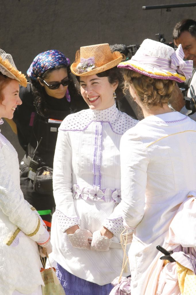 Rodaje de 'Manual para señoritas', la serie de Netflix de Álvaro Mel y Nadia de Santiago