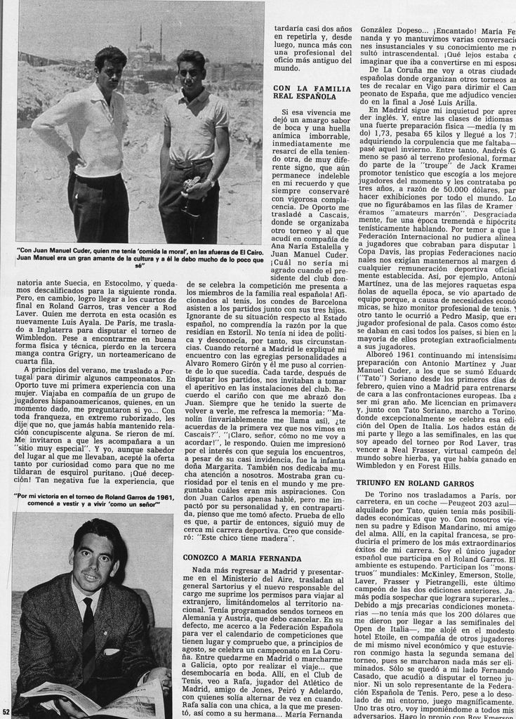 Manolo Santana memorias 3 HOLA PLUS