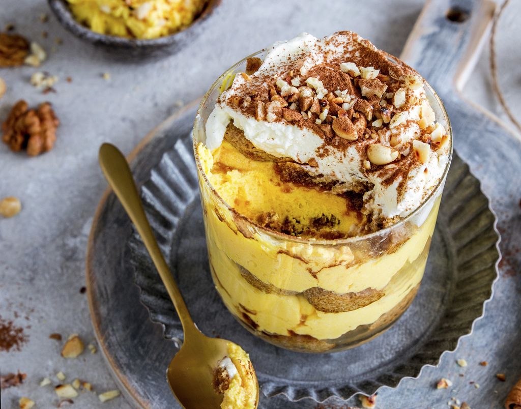 Tiramisú de calabaza