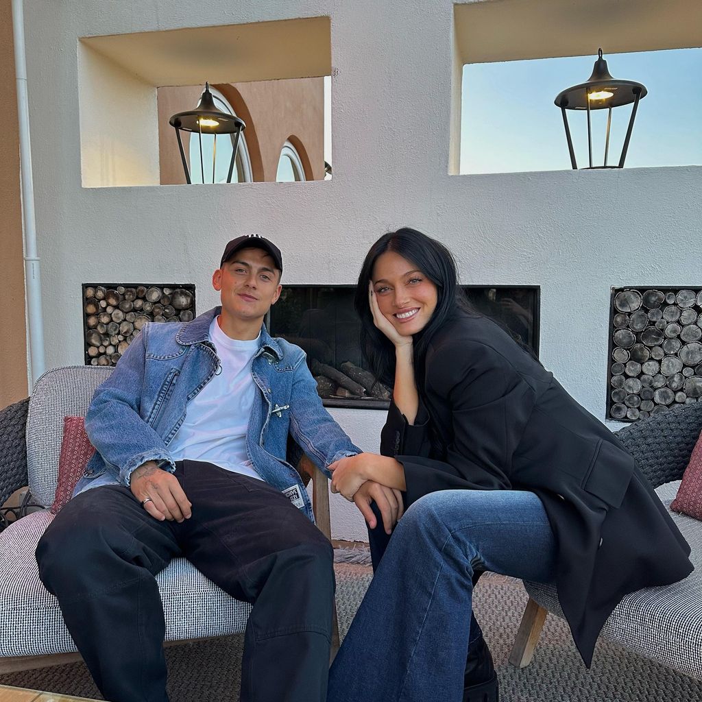 Paulo Dybala y Oriana Sabatini.