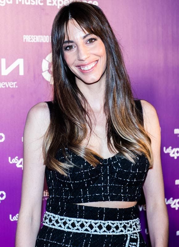 Almudena Cid en un acto público