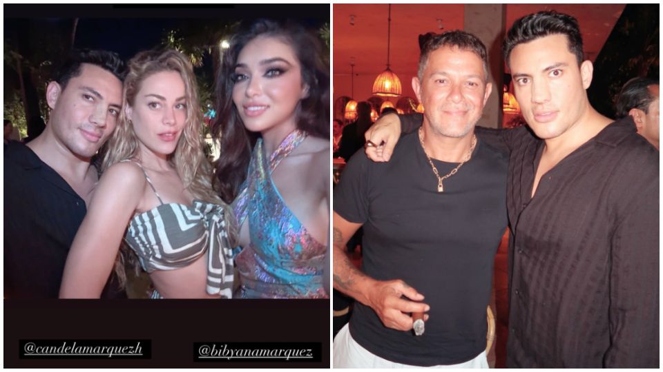 Vico Guadarrama compartió fotos con Candela Márquez y Alejandro Sanz.