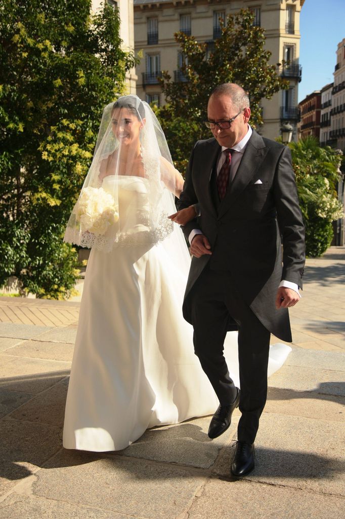 Carla Vico en su boda