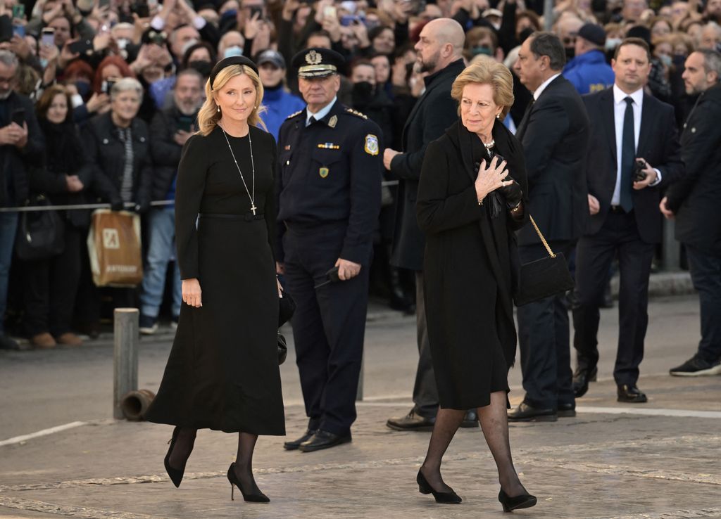 El funeral de Constantino de Grecia