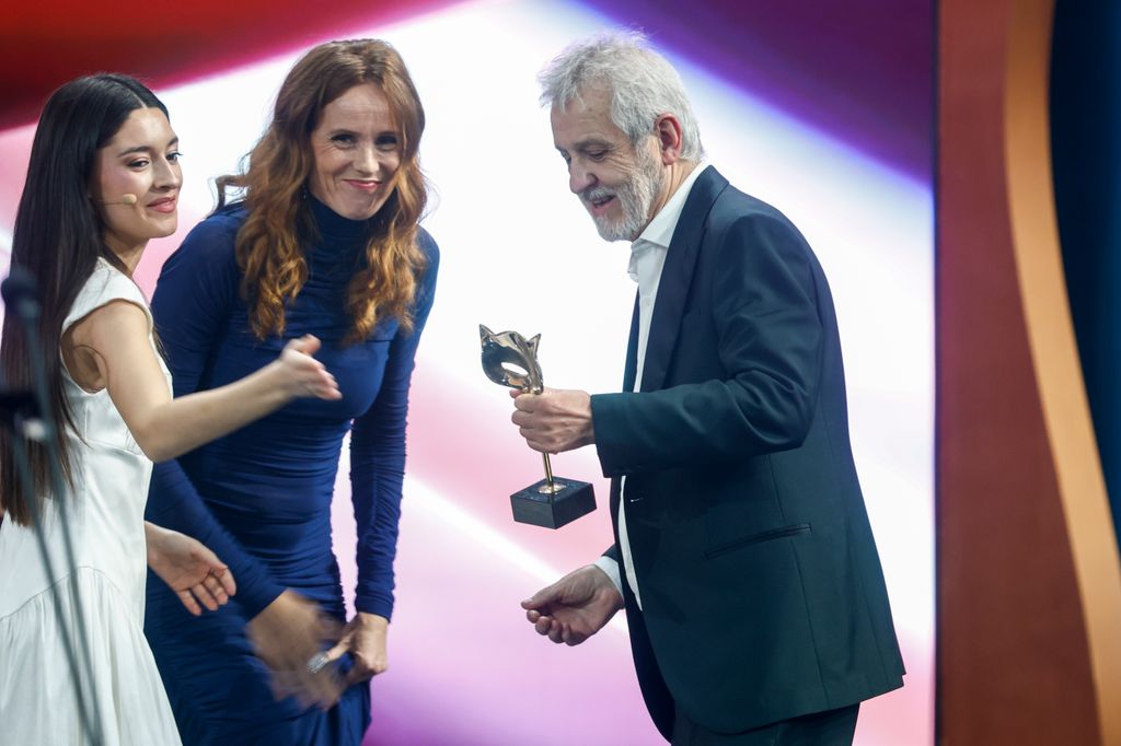 José Ramón Soroiz ('Maspalomas') recogió su premio a mejor actor protagonista de una película