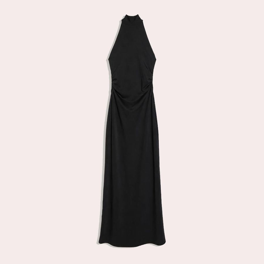 Bershka Vestido halter midi