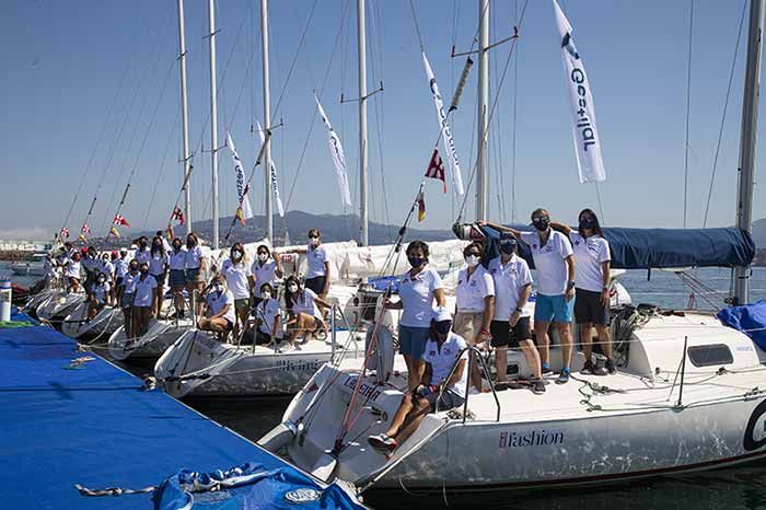Participantes en la Ladies Cup, en Baiona