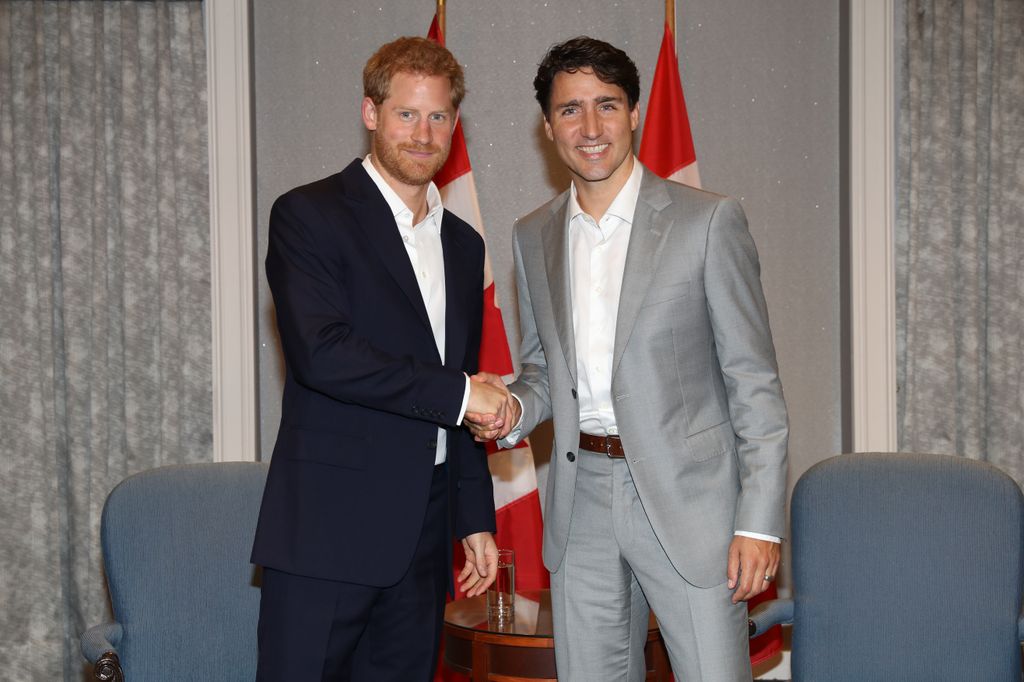 El príncipe Harry con Justin Trudeau en una fotografía tomada en septiembre de 2017, a propósito de los Invictus Games.
