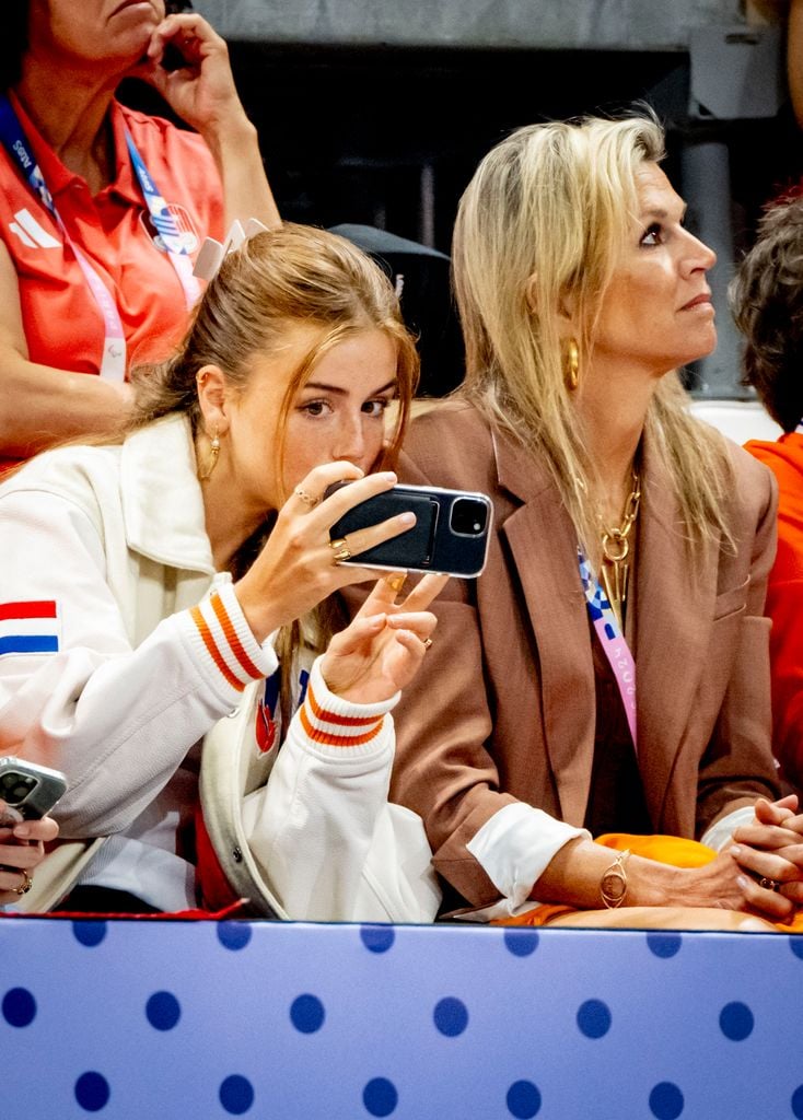 Reina Máxima y princesa Alexia