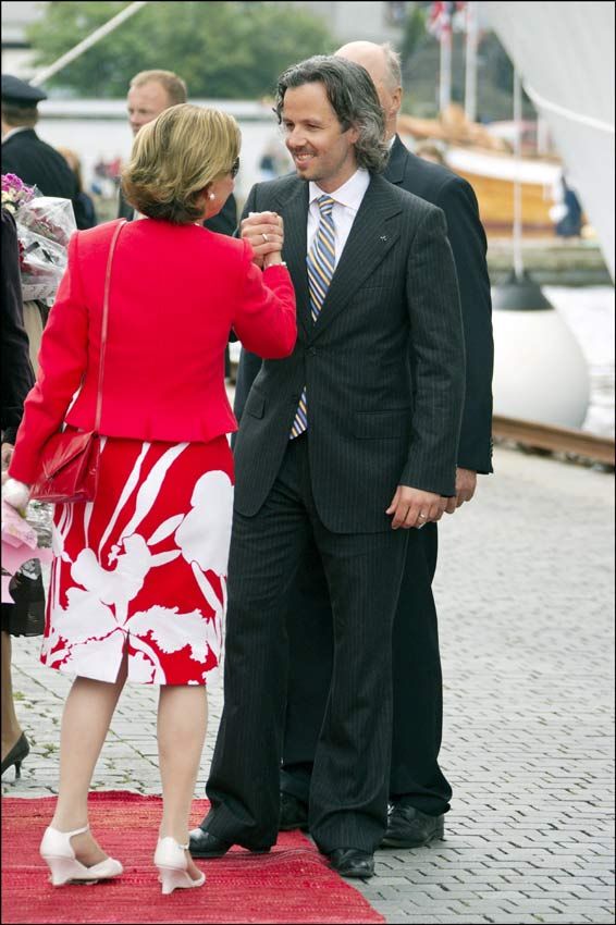 Ari Behn y la reina Sonia de Noruega