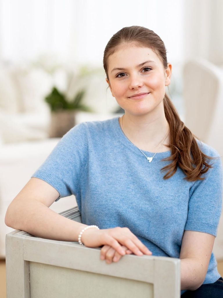 Estelle de Suecia, en el retrato por su 14 cumpleaños