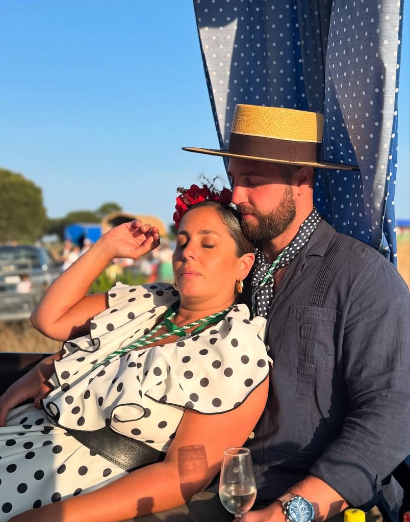 Anabel Pantoja y su pareja