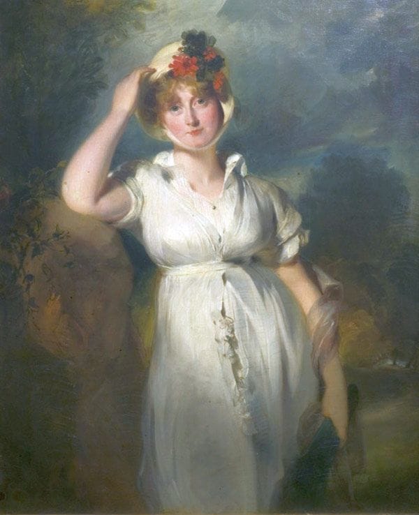  La reina Carolina del Reino Unido (1768-1821) retratada en 1798 por Sir Thomas Lawrence
