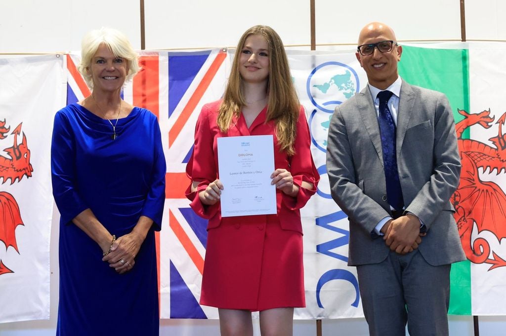 Graduación del Bachillerato Internacional en el UWC de Gales de la princesa Leonor, 20 de mayo de 2023