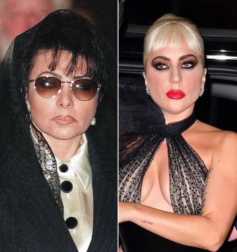 Patrizia Reggiani y Lady Gaga