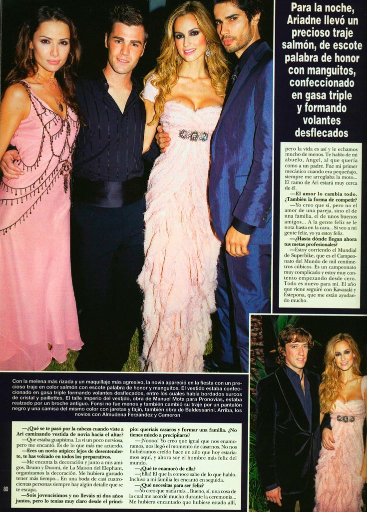 Ariadne Artiles y Fonsi Nieto HOLA PLUS