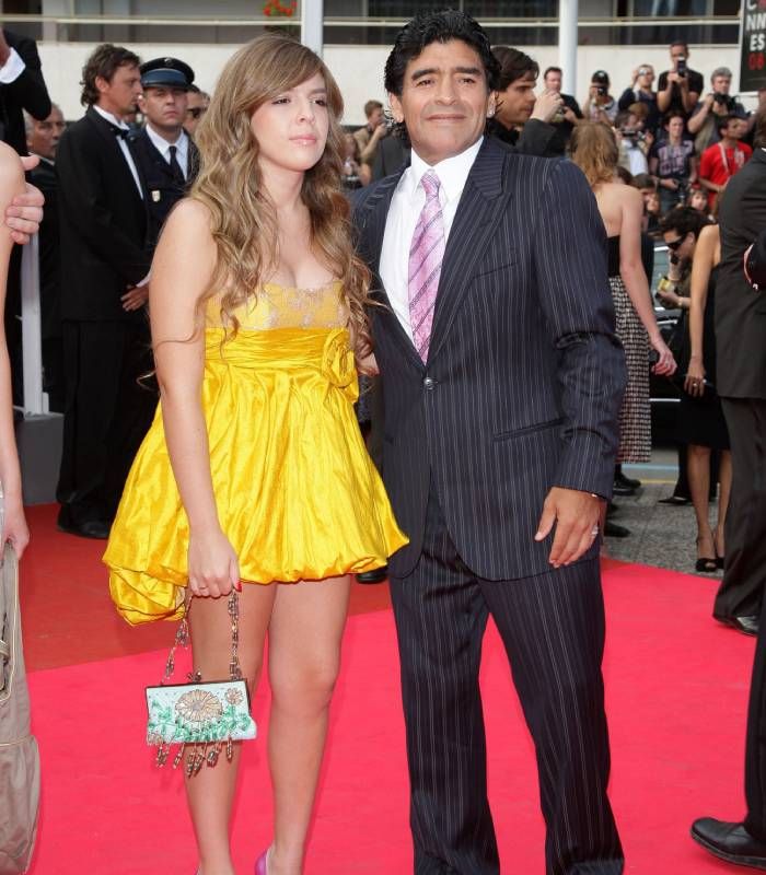 Dalma Maradona y Diego Armando Maradona