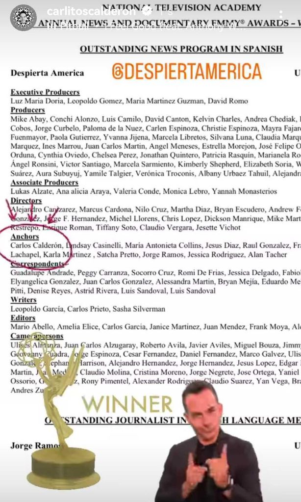 Carlos Calderón stories