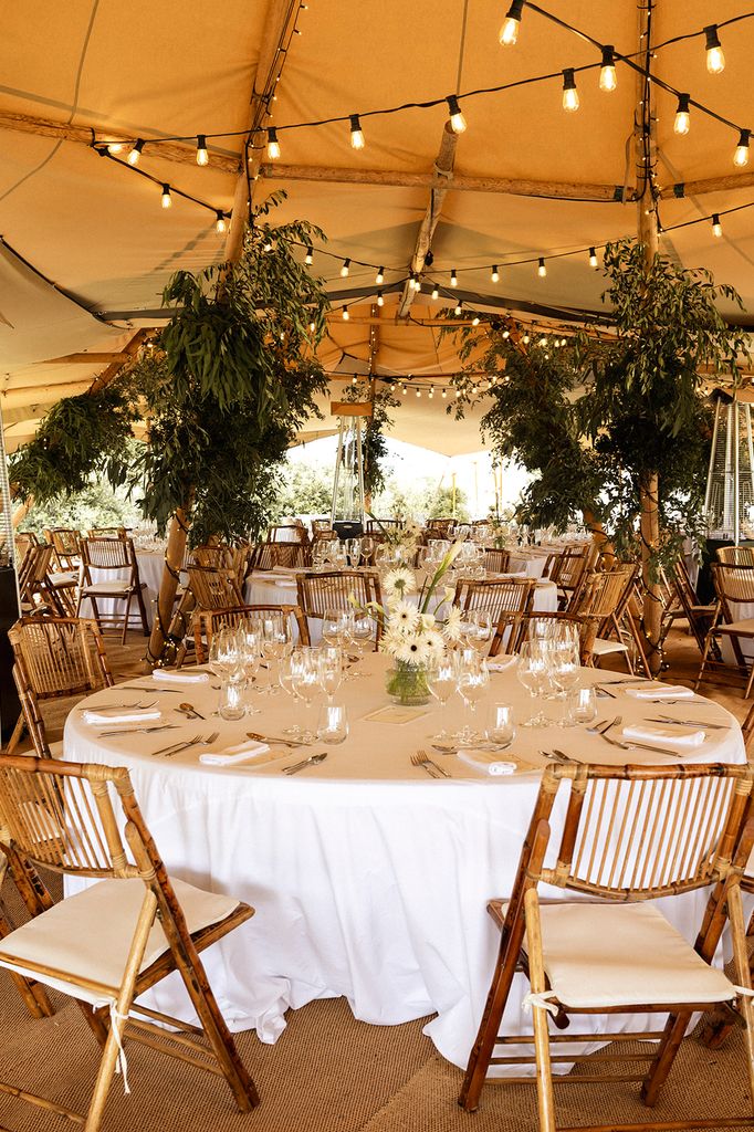 Decoración de bodas al aire libre