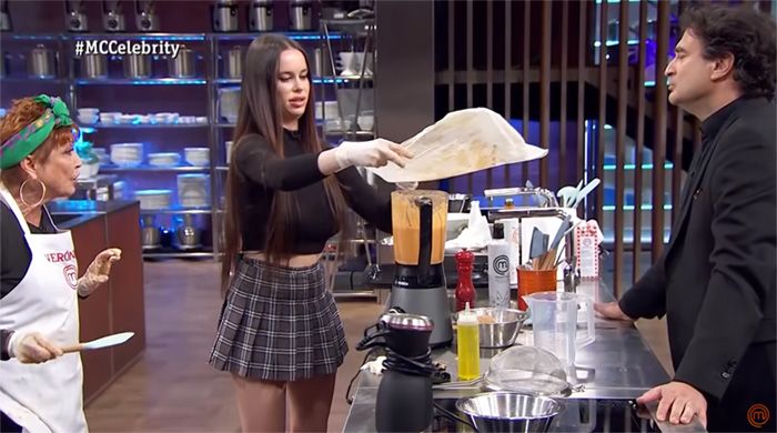 Verónica Forqué con su hija María