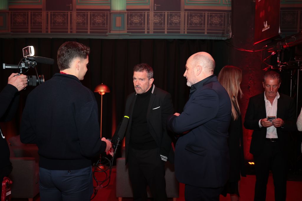 Antonio Banderas en los previos de la Gala