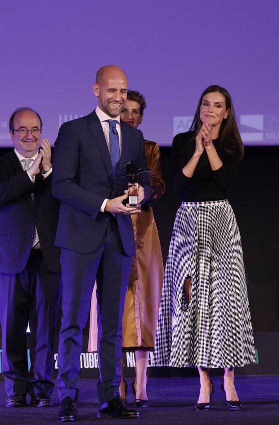 La Reina con Gonzalo Miró