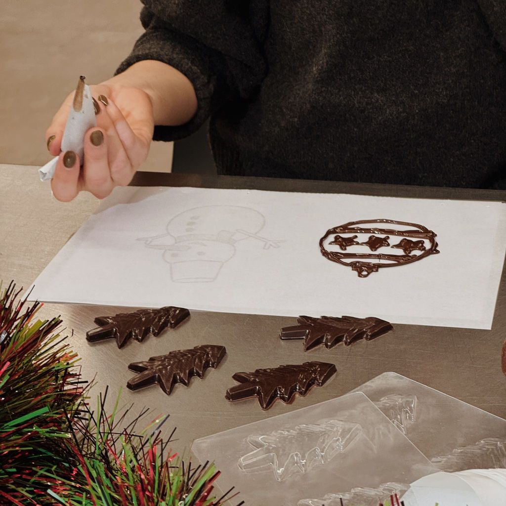 Taller de chocolate.