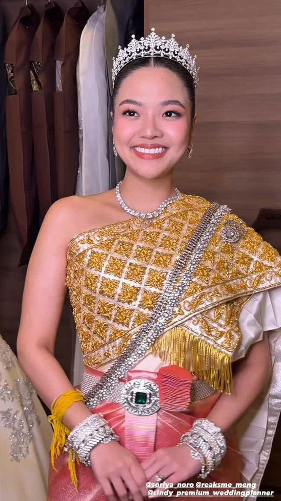 La novia, la princesa Norodom Pongsoriya