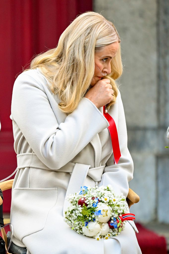 La princesa tuvo algunos problemas con un ataque de tos