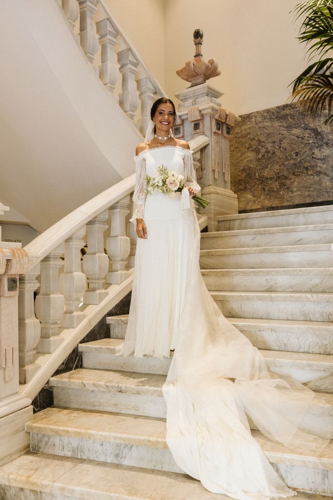 Look de novia viral de Lola Martín Atelier