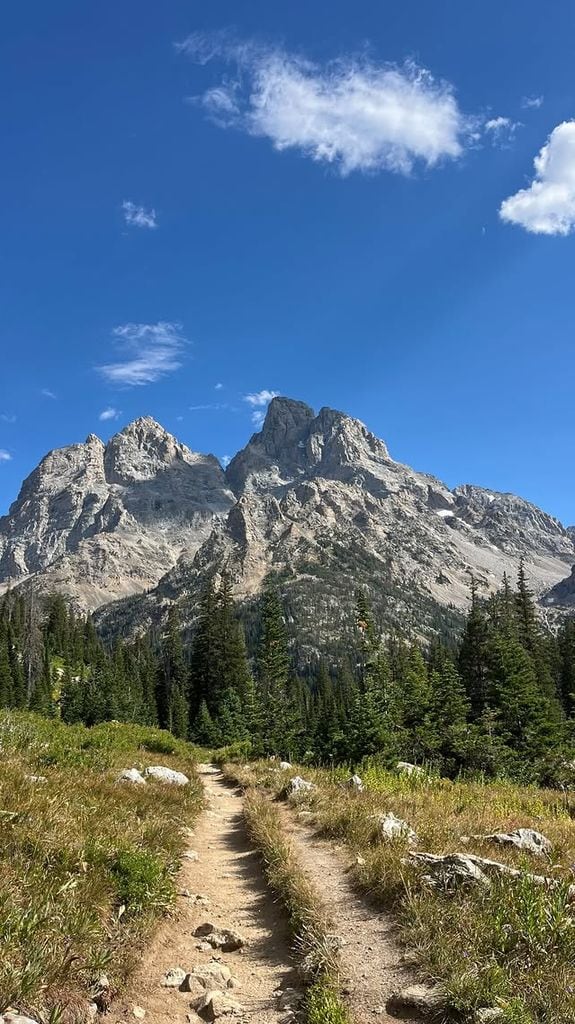 Crys compartió esta linda foto del paisaje montañoso en sus vacaciones.