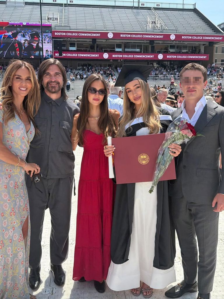 Graduación de Luna, la hija mayor de Juanes y Karen Martínez