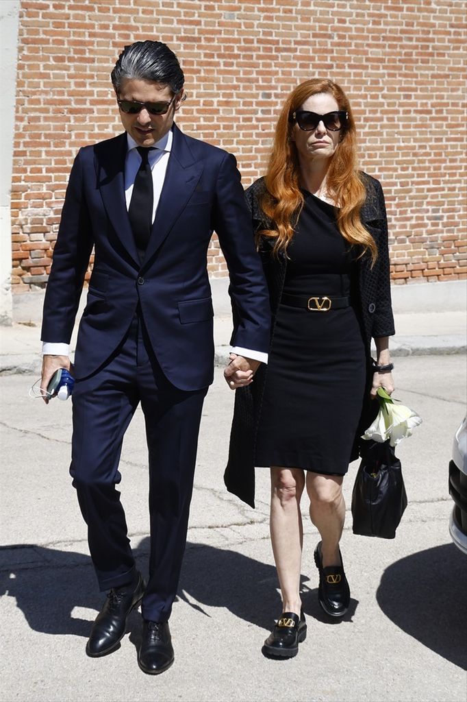 Olivia de Borbón y su marido Julián Porras