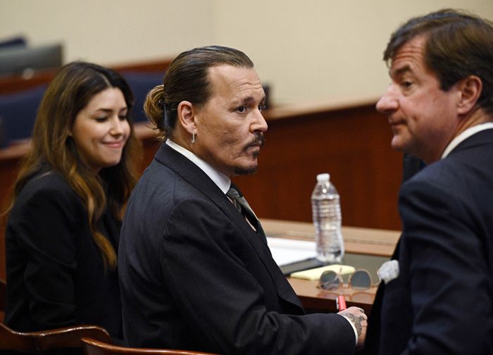 Johnny Depp en el juicio que le enfrenta a su exmujer