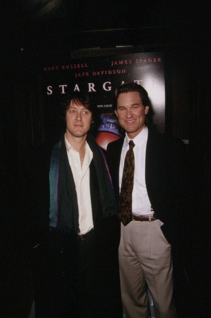 James Spader y Kurt Russell en el estreno de 'Stargate' en París el 12 de enero de 1995