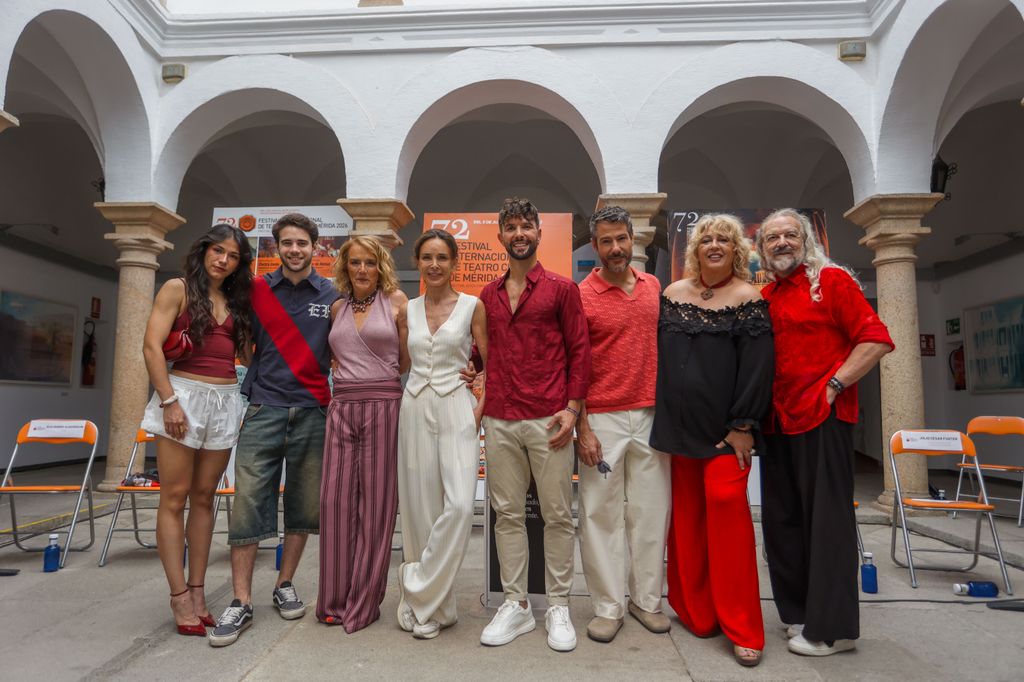 El equipo de 'Fedra en los Infiernos', en Mérida